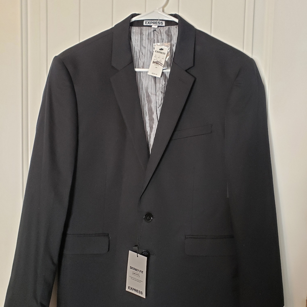 Men blazer, size 36s, black